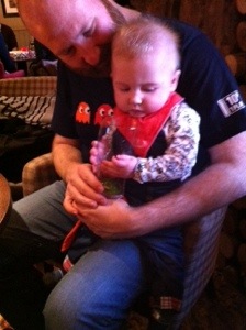 Baby in the pub